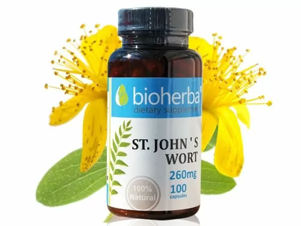Жълт кантарион 260 мг, 100 капсули – Healthy Herbs